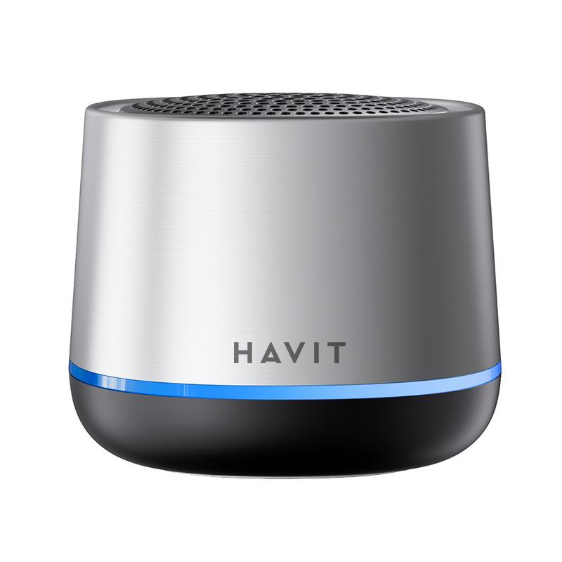 Havit-M8-Mini-TWS-Wireless-Bluetooth-Speaker-Home-Subwoofer(Silver)