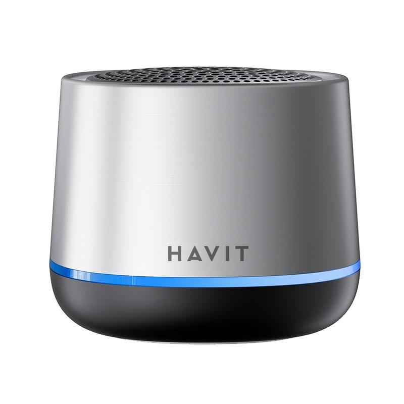 Havit-M8-Mini-TWS-Wireless-Bluetooth-Speaker-Home-Subwoofer(Silver)