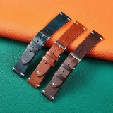 HB001-Color-Changing-Retro-Oil-Wax-Leather-Universal-Watch-Band,-Size:-20mm(Wine-Red)