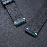 HB001-Color-Changing-Retro-Oil-Wax-Leather-Universal-Watch-Band,-Size:-22mm(Deep-Brown)