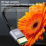 HDMI-Male-to-HDMI-Male-Dual-Elbow-HD-Audio-Video-Adapter-Cable,-Length:0.5m(Dual-Up-Bend)
