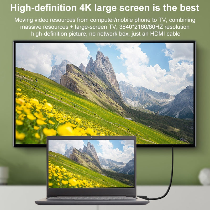HDMI-to-Mini-HDMI-4K-UHD-18Gbps-Video-Connection-Cable,-Length:0.3m(Black)