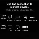 HDMI-Type-A-to-HDMI-Type-D-HDMI-OD4.0-Spring-Cable,-Length:-0.5m~2.4m(Grey-Shell)