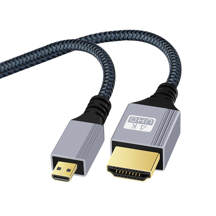 HDTV-to-Micro-HDTV-4K-120Hz-Computer-Digital-Camera-HD-Video-Adapter-Cable,-Length:10m