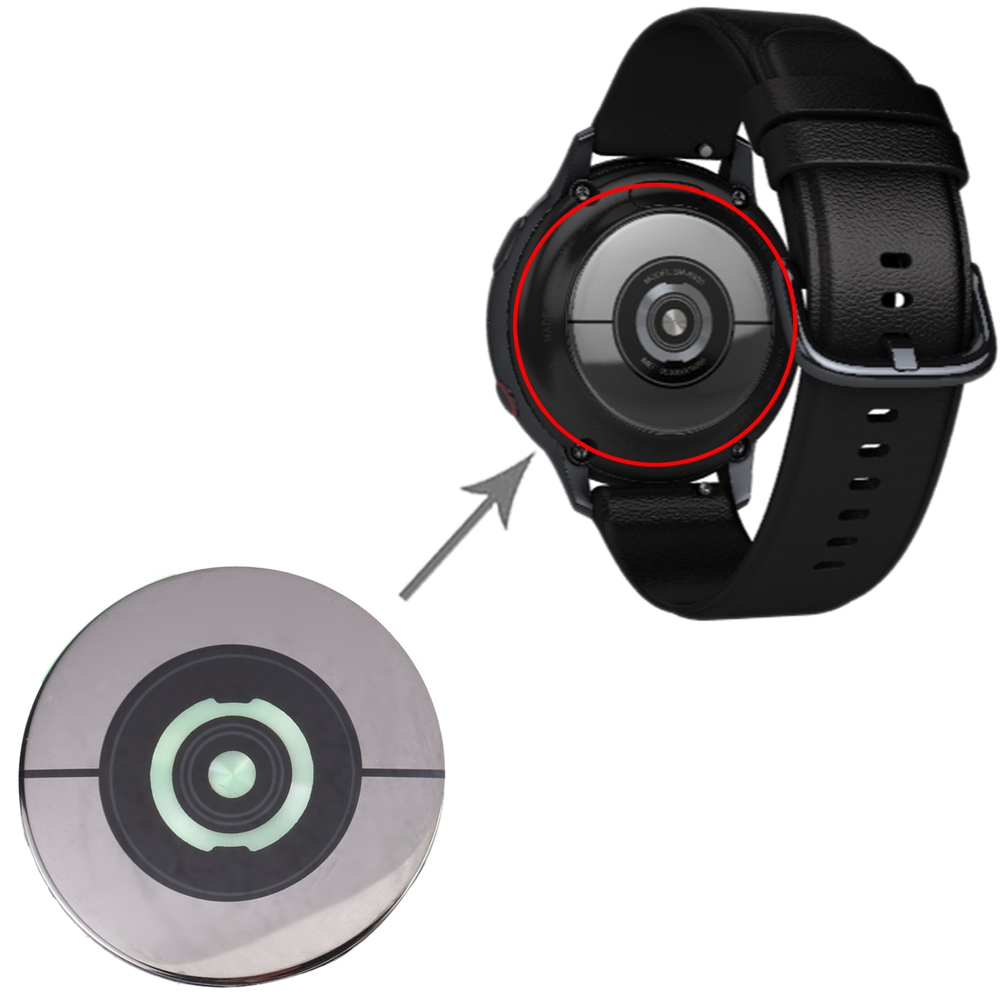 Heart-rate-Sensor-Glass-Lens-Cover-For-Samsung-Galaxy-Watch-Active-2-SM-R830