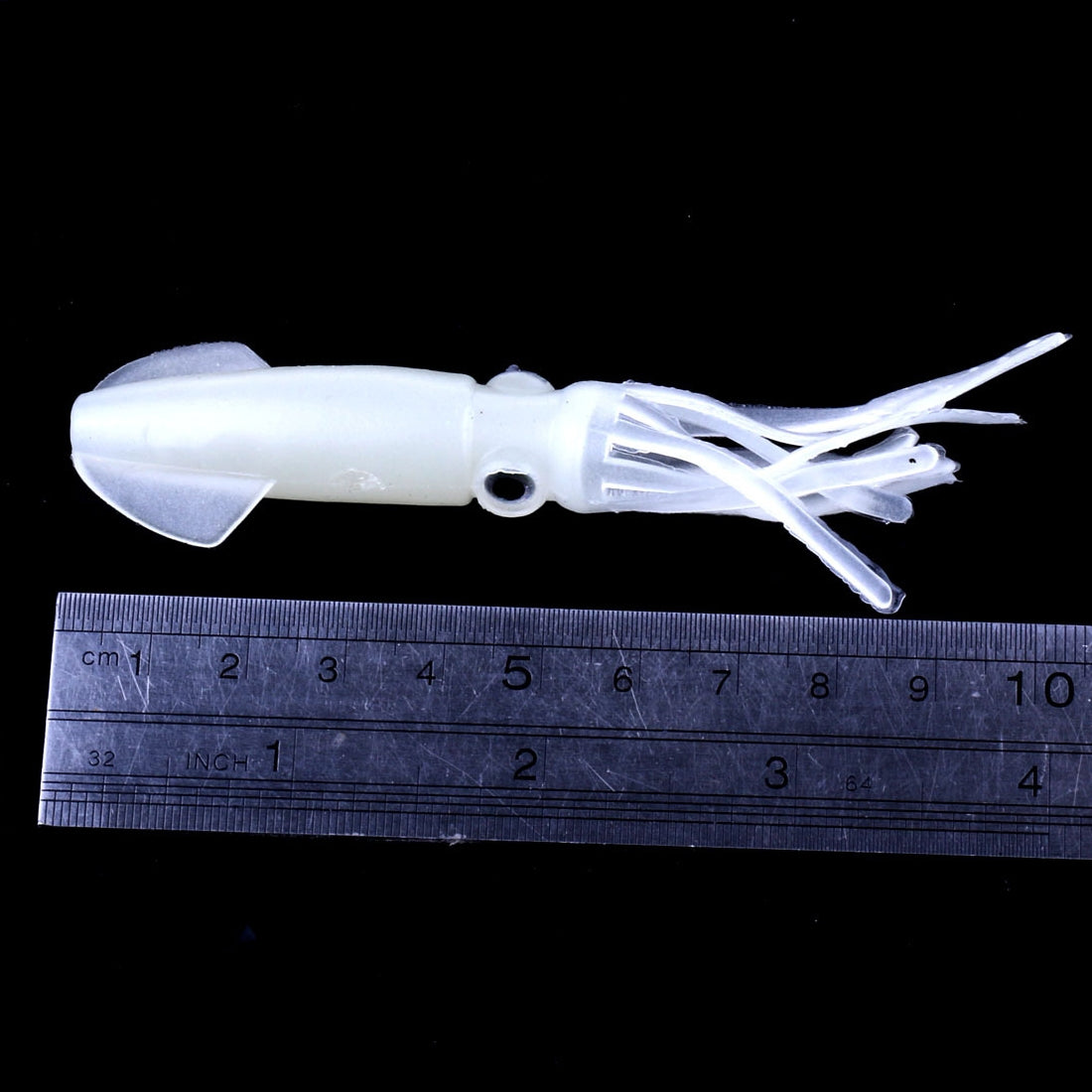 HENGJIA-5PCS-Luminous-Squids-Plastic-Soft-Baits-Artificial-Fishing-Lures-Bionic-Fishing-Bait,-Length:-9-cm
