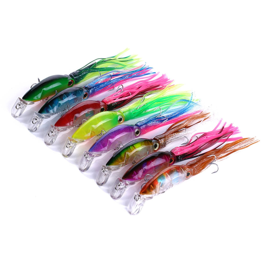 HENGJIA-JIZ002-10cm/16.6g-Big-Octopus-Squid-Shaped-Hard-Baits-Long-Shot-Fishing-Lures-Tackle-Baits-Fit-Sea-Fishing-and-Freshwater-Fishing-(E)