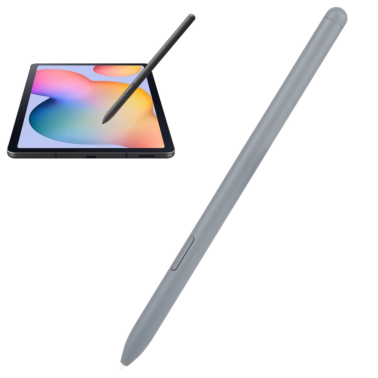 High-Sensitivity-Stylus-Pen-For-Samsung-Galaxy-Tab-S7/S7+/S7-FE/S8/S8+/S8-Ultra/S9/S9+/S9-Ultra/S10/S10+/S10-Ultra-(Grey)