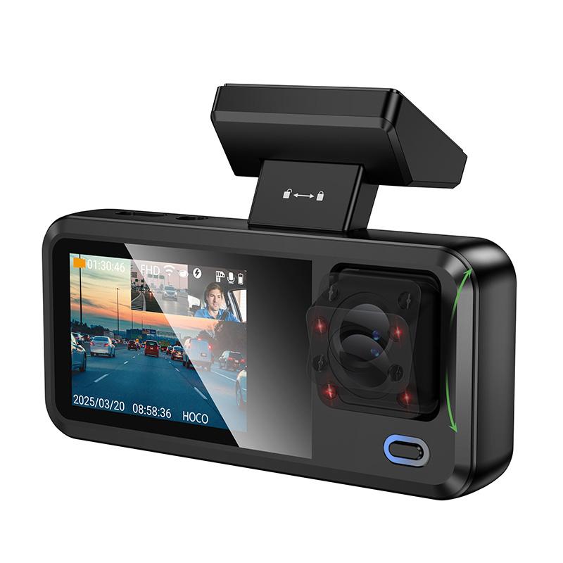 hoco-DV15-2-inch-Screen-Display-Three-way-Driving-Recorder(Black)