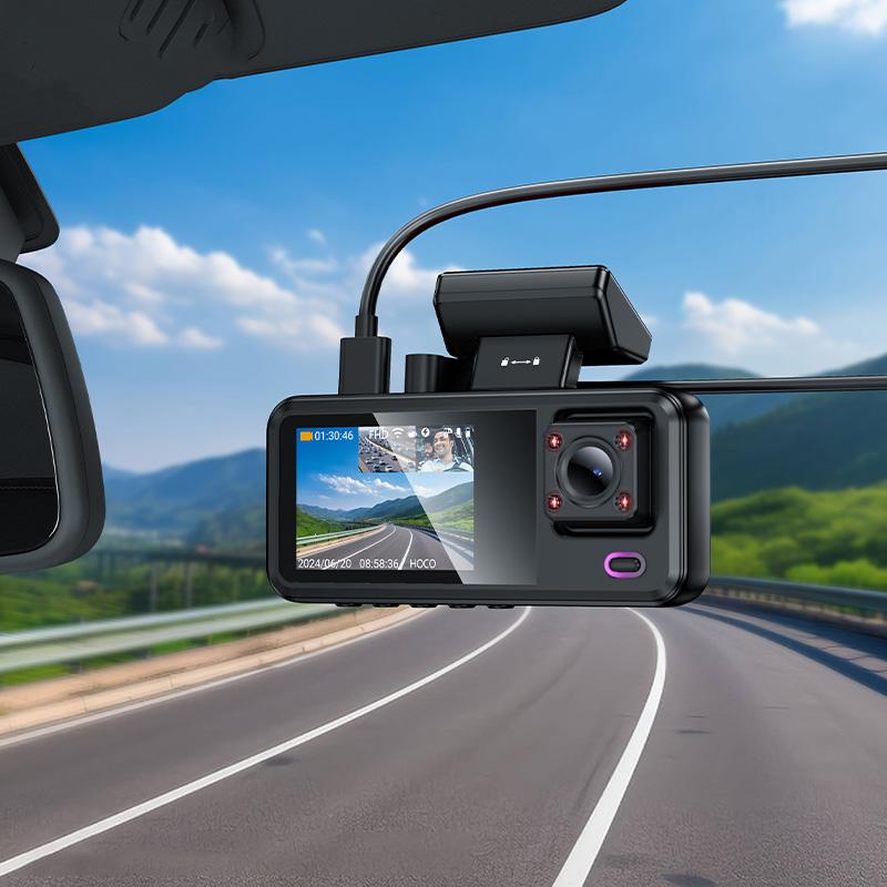 hoco-DV15-2-inch-Screen-Display-Three-way-Driving-Recorder(Black)