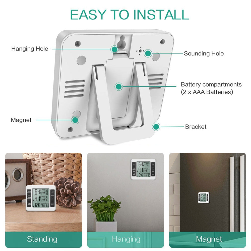 Home-Wireless-Refrigerator-Thermometer