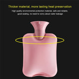 Hot-Water-Bottle-Solid-Color-Knitting-Cover-(Without-Hot-Water-Bottle)-Water-filled-Hot-Water-Soft-Knitting-Bottle-Velvet-Bag(Deep-grey)