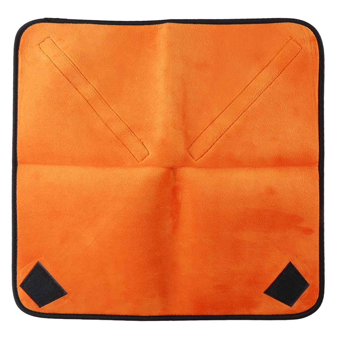 Hundred-folding-Cloth-Photography-Camera-SLR-Liner-Lens-Bag-Thickening-Wrapped-Cloth-Plus-Velvet,-Size:-40x40cm-(Orange)