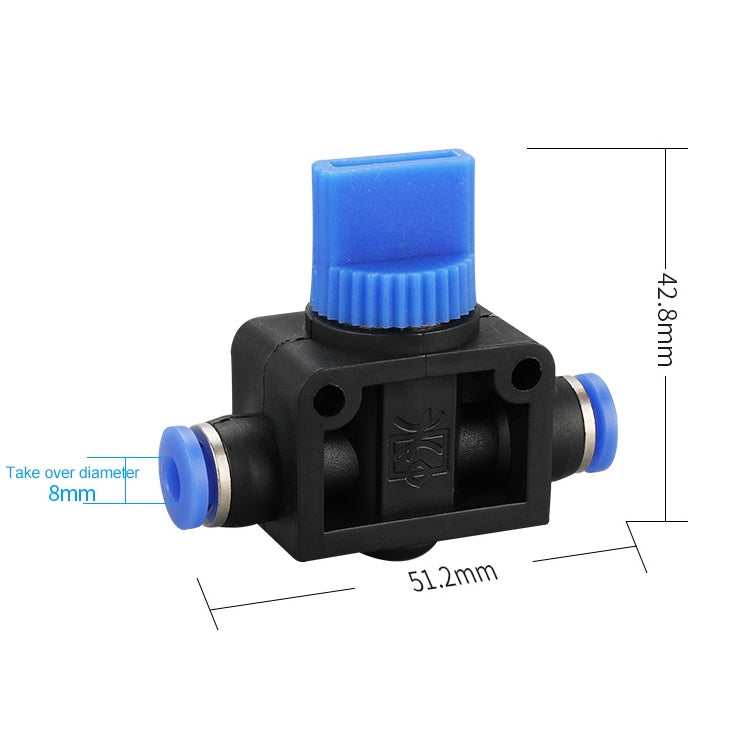 HVFF-4-LAIZE-Manual-Valve-Pneumatic-Quick-Fitting-Connector