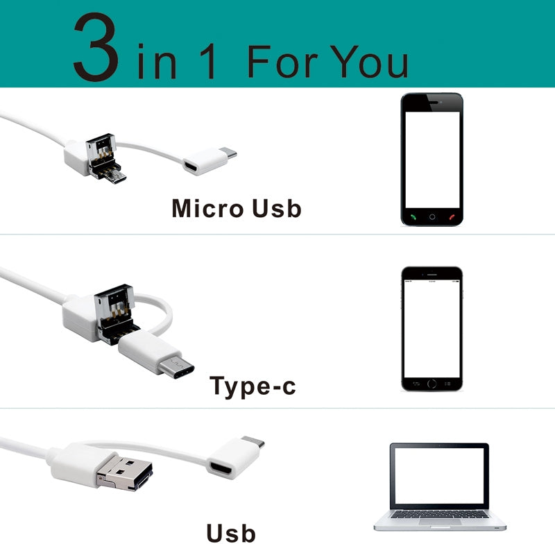 I98-1.3-Million-HD-Visual-Earwax-Clean-Tool-Endoscope-Borescope-with-6-LEDs,-Lens-Diameter:-5.5mm-(Yellow)