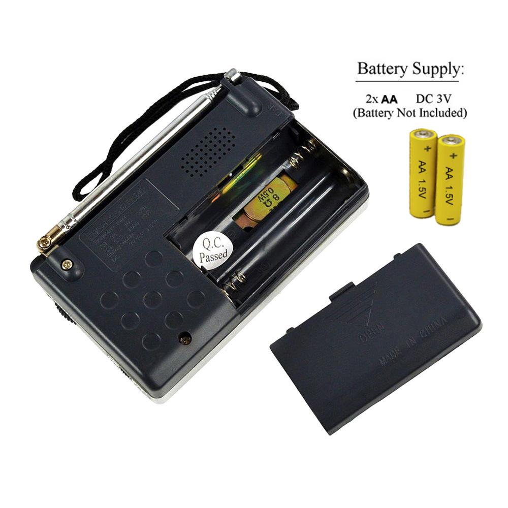 INDIN-BC-R119-Portable-AM/FM-Radio-for-Seniors-530-1610KHz-AM-&-88-108MHz-FM-Lightweight-Emergency-Radio(Silver)