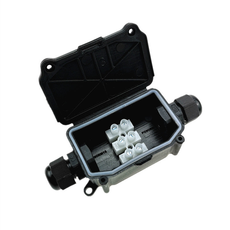 IP66-Waterproof-Two-way-Junction-Box-with-PA10-3-bit-Terminal