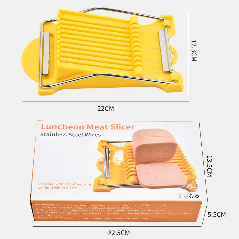 JA-958-Lunch-Meat-Ham-Slicer-Household-Fruit-Cutter-Banana-Sliced-Kitchen-Egg-Cutter(White)