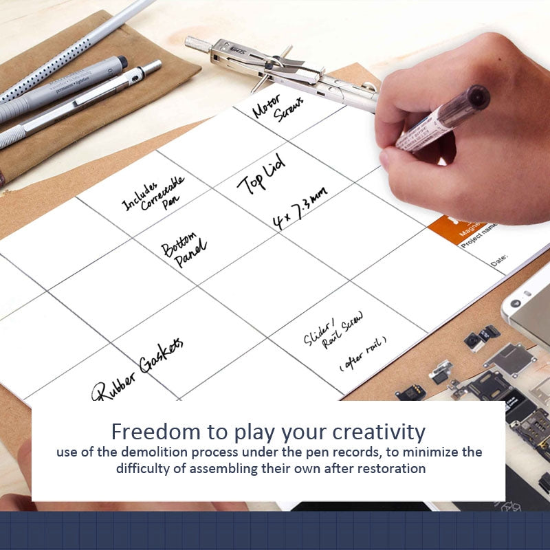 JAKEMY-JM-Z09-25cm-x-20cm-Magnetic-Project-Mat-with-Marker-Pen-for-iPhone-/-Samsung-Repairing-Tools