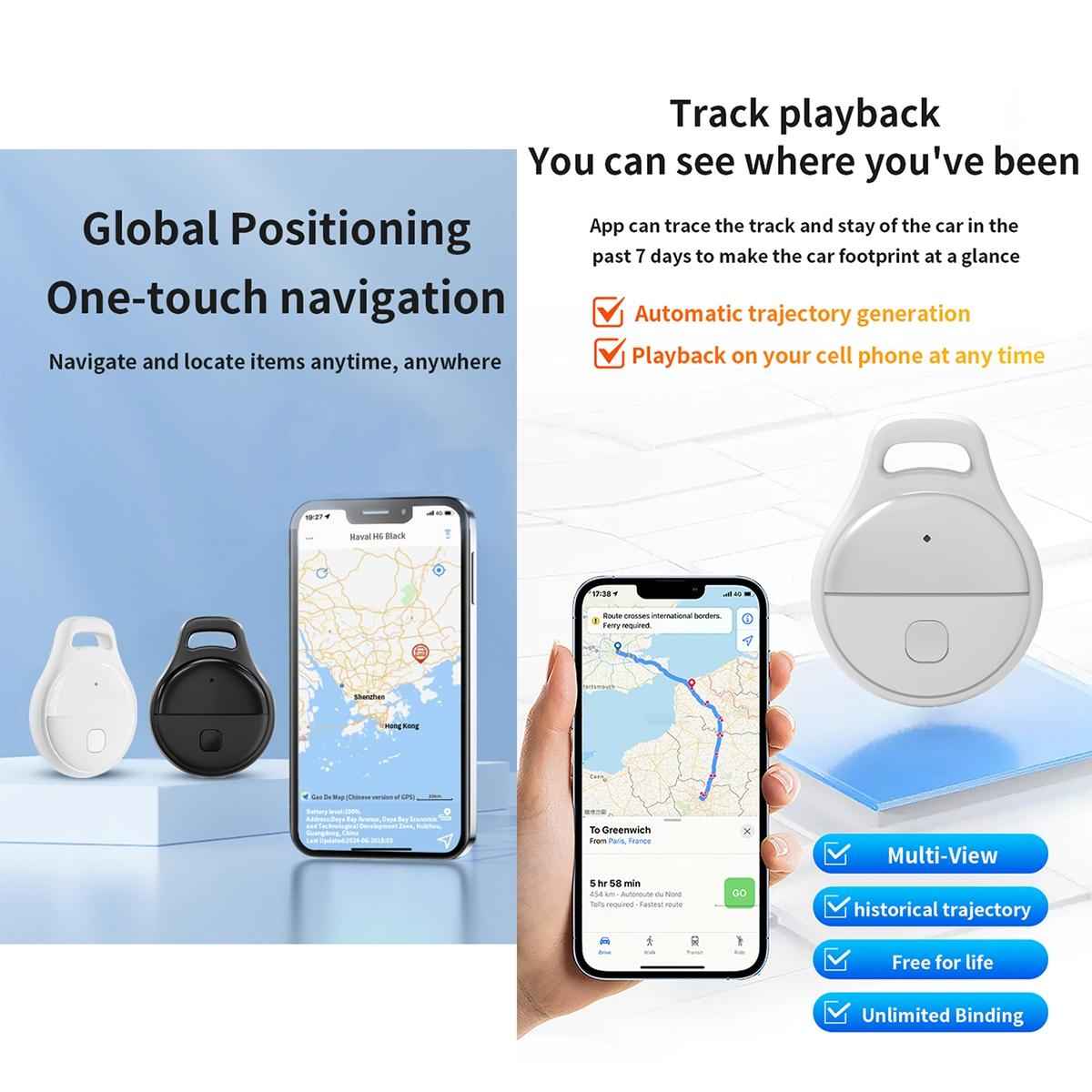 JHX05-iOS-&-Android-Mini-GPS-Global-Smart-Location-Tracker-Anti-lost-Device(Black)