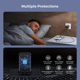 JOYROOM-TCG18-65W-GaN-USB-C-/-Type-C-Port-Mini-Charger,-Plug:EU-Plug(Black)