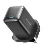 JOYROOM-TCG18-65W-GaN-USB-C-/-Type-C-Port-Mini-Charger,-Plug:UK-Plug(Black)