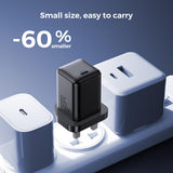 JOYROOM-TCG18-65W-GaN-USB-C-/-Type-C-Port-Mini-Charger,-Plug:UK-Plug(Black)