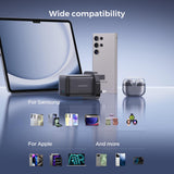 JOYROOM-TCG18-65W-GaN-USB-C-/-Type-C-Port-Mini-Charger,-Plug:UK-Plug(Black)