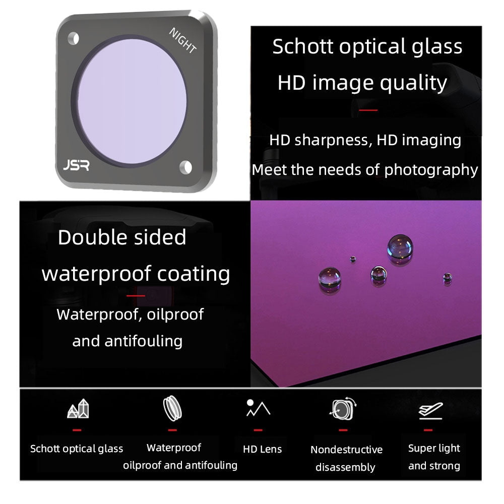 JUNESTAR-Action-Camera-Filters-For-DJI-Action-2,Style:-ND16PL