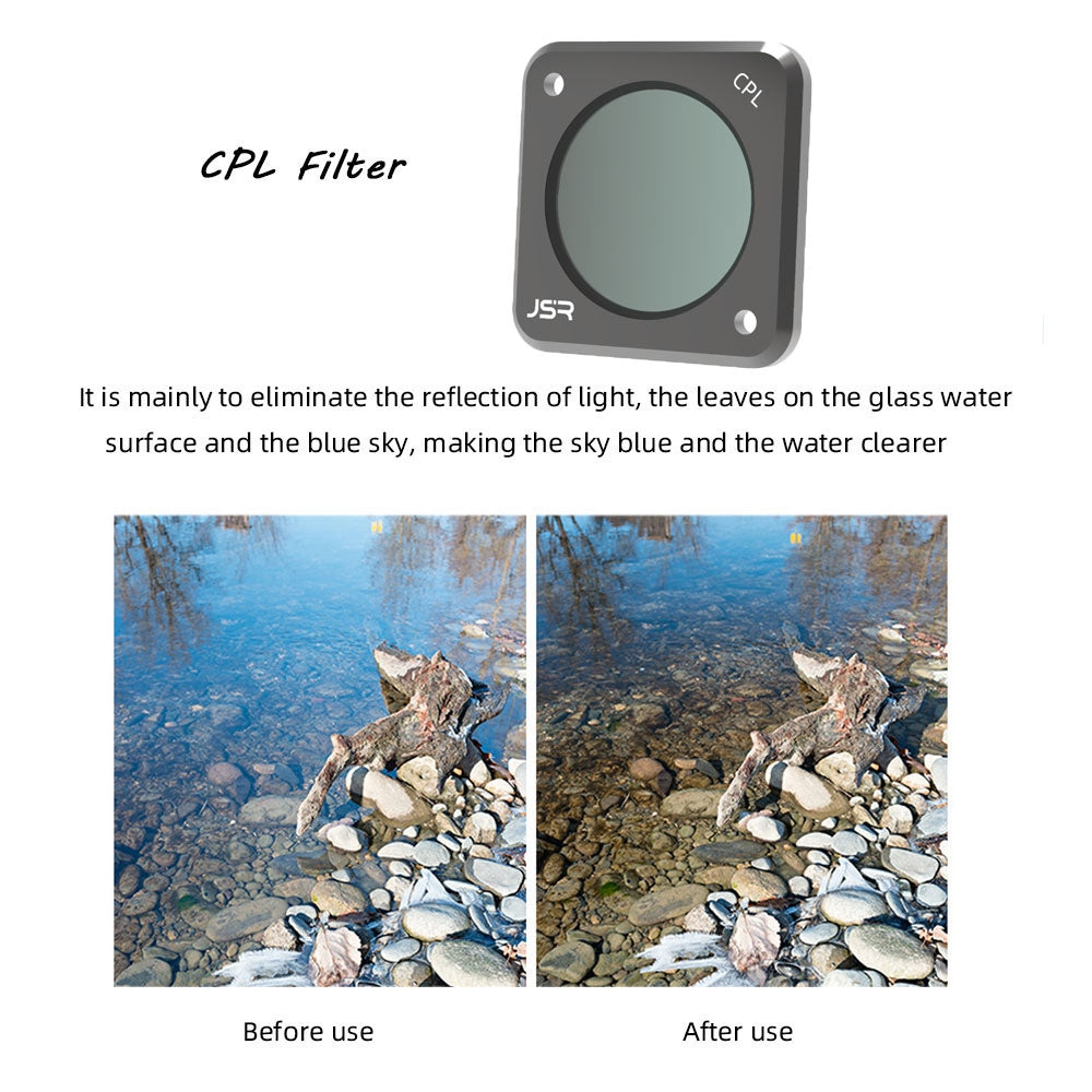 JUNESTAR-Action-Camera-Filters-For-DJI-Action-2,Style:-ND16PL