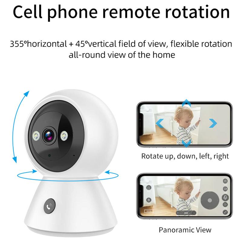 K11-1080P-HD-Night-Vision-Dual-Band-Dual-Light-Full-Color-WiFi-Camera(White)