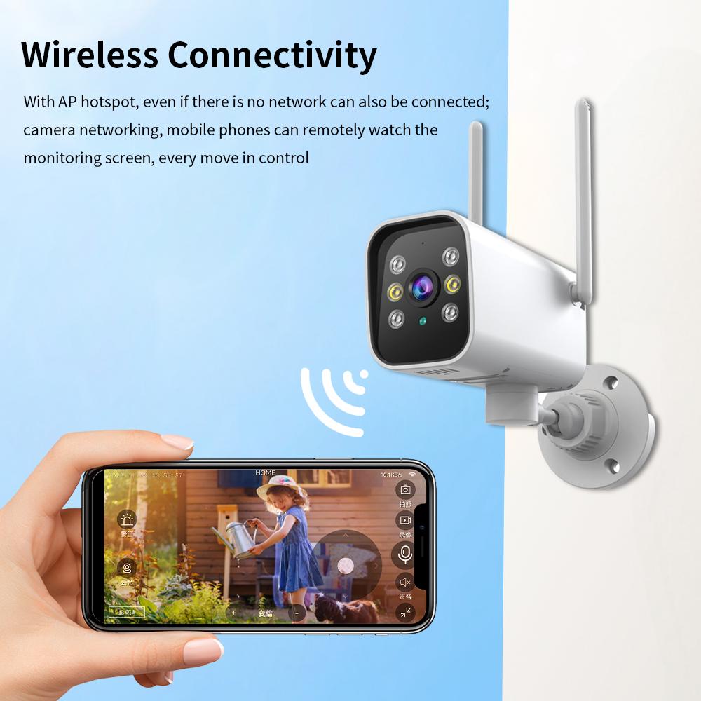 K20-1080P-HD-Outdoor-PTZ-Security-Bullet-Surveillance-Camera(White)