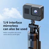 K27-Smartphone-Extendable-Live-Streaming-4-Leg-Stand-Bluetooth-Selfie-Stick(Black)