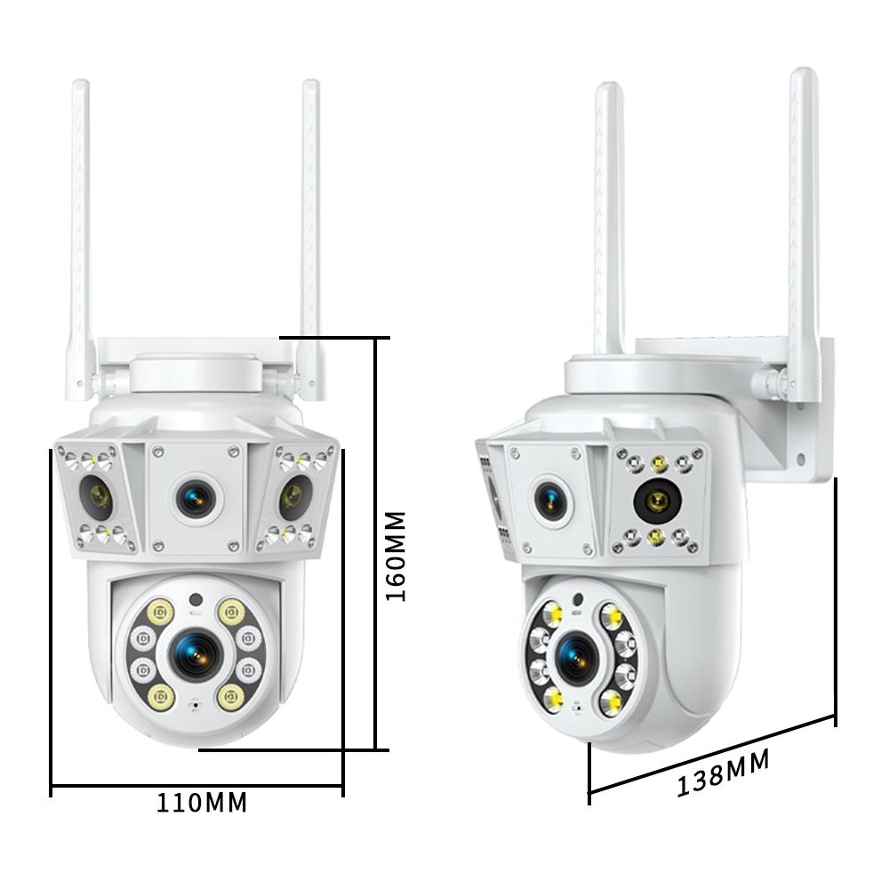K30-1080P-3-screen-Surveillance-Camera(White)