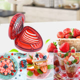 Kitchen-Tool-Plastic-Strawberry-Slicer-Fruit-Knife-with-Stainless-Steel-Blade(Red)