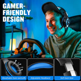 KOTION-EACH-GS400-Omni-directional-Mic-Gaming-Headset,-Length:-About-1.9m(Black-Blue)
