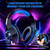 KOTION-EACH-GS400-Omni-directional-Mic-Gaming-Headset,-Length:-About-1.9m(Black-Blue)