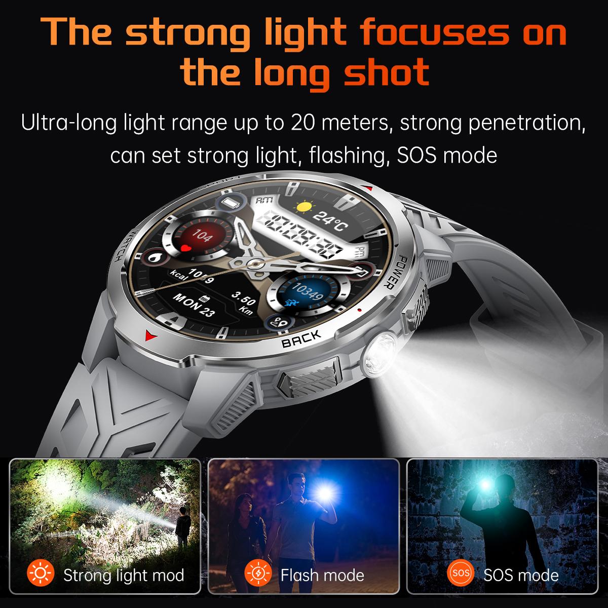 KT88-1.7-inch-TFT-Screen-Outdoor-Sports-Smart-Watch-3ATM-Waterproof-with-Flashlight(Black)