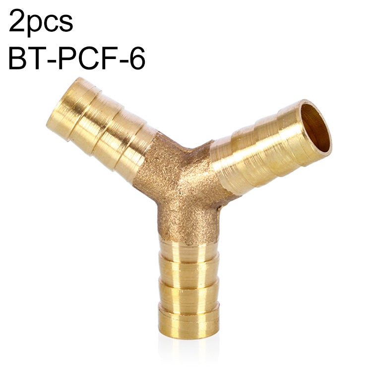LAIZE-2pcs-Pagoda-Y-type-Three-Way-Pneumatic-Components,-Caliber:6mm
