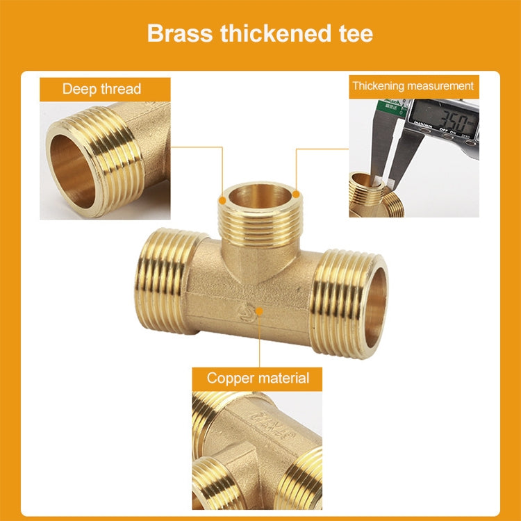 LAIZE-External-Thread-Plumbing-Copper-Pipe-Fittings,-Caliber:2-Point(Three-Way)