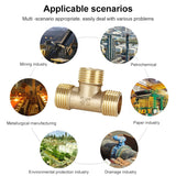 LAIZE-External-Thread-Plumbing-Copper-Pipe-Fittings,-Caliber:2-Point(Three-Way)