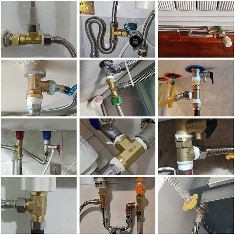 LAIZE-External-Thread-Plumbing-Copper-Pipe-Fittings,-Caliber:2-Point(Three-Way)
