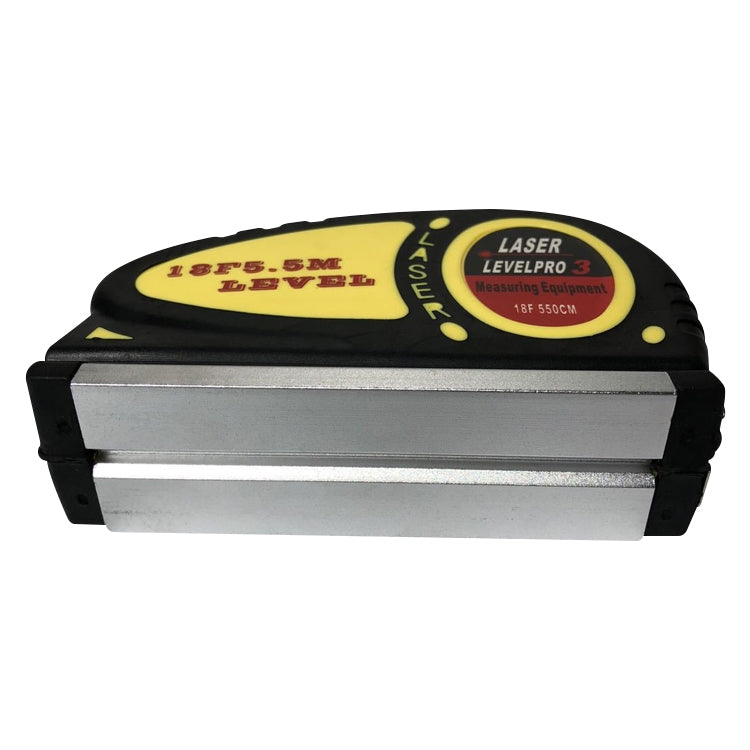 Laser-Level-with-Tape-Measure-Pro-(550cm),-LV-05(Yellow)