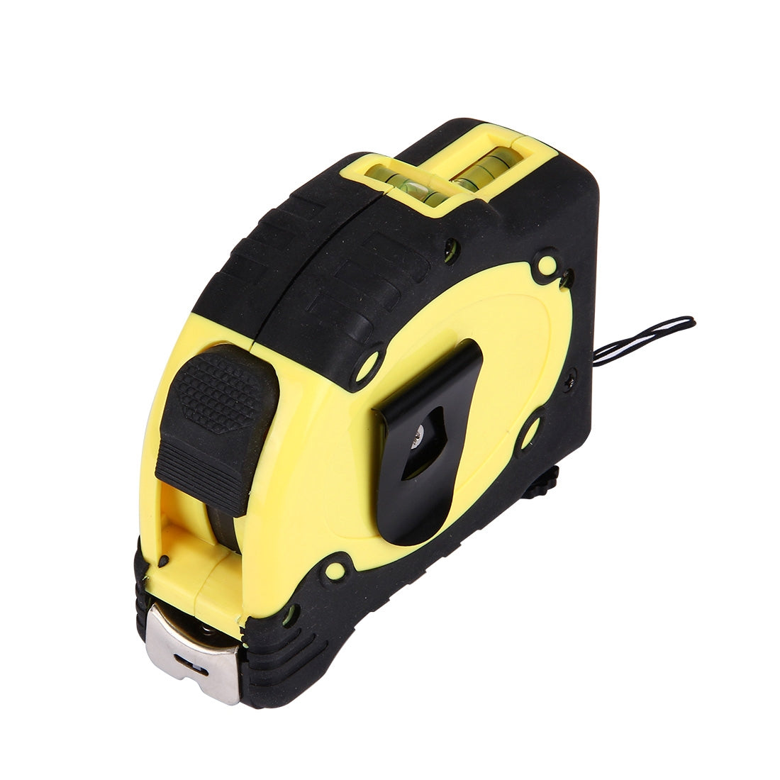 Laser-Level-with-Tape-Measure-Pro-(25-feet)-&-Belt-Clip-/-Can-be-Attached-to-Tripod(Yellow)