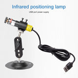 Laser-Positioning-Light-with-Holder,-EU-Plug,-Style:100wm-Cross(Red-Light)
