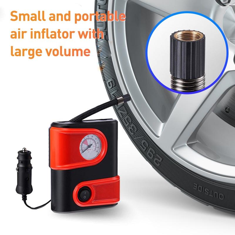 LD-1610-Car-Portable-Smart-Electric-mini-Air-Pump(Yellow)