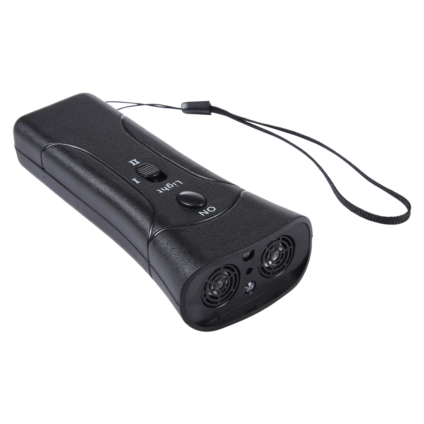 LED-Flashlight-Ultrasonic-Dog-Repeller-Portable-Dog-Trainer,-Colour:-Double-black(Colorful-Package)