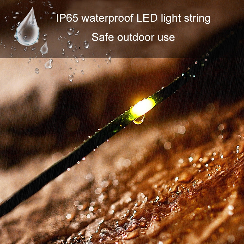 LED-Llight-String-Outdoor-Waterproof-Christmas-Holiday-Garden-Decoration,-Length:-30m-300-Light(Warm-Light-USB)