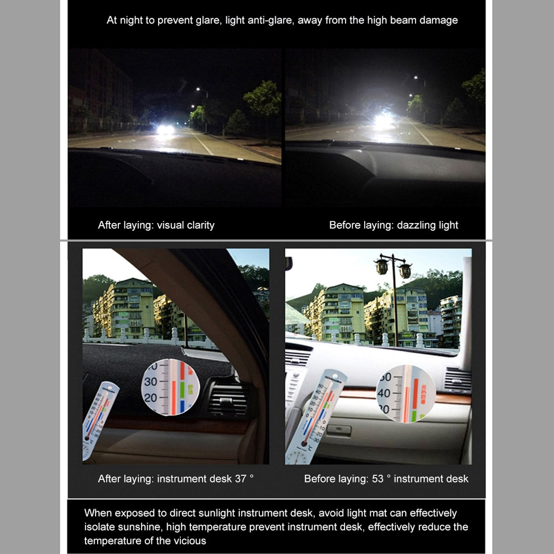 Left-hand-Drive-Dark-Mat-Car-Dashboard-Cover-Car-Light-Pad-Instrument-Panel-Sunscreen-Car-Mats-for-Land-Rover-Discovery-4,-Please-note-the-model-and-year(Black)