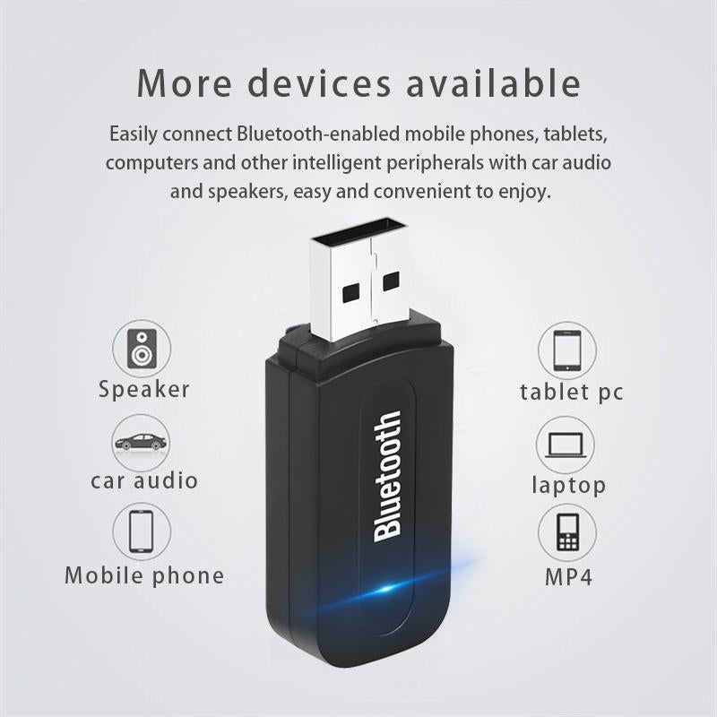 M1-Bluetooth-Audio-Transmitter-Receiver-Adapter-Portable-Audio-Player(Black)